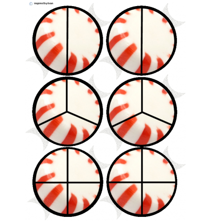 Peppermint Candy Fractions